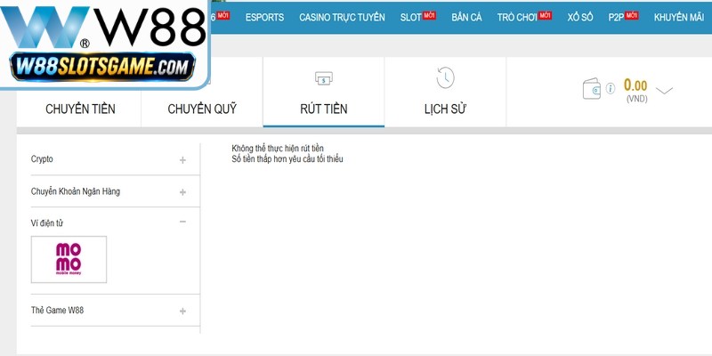 Rút Tiền W88 - Hướng Dẫn Anh Em Giao Dịch An Toàn Từ A - Z 6 Điều kiện bắt buộc để thực hiện rút tiền tại W88 thành công